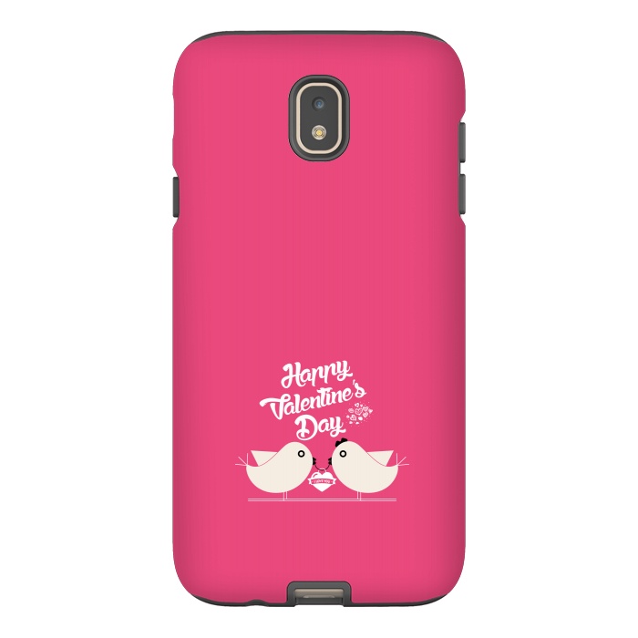 Galaxy J7 StrongFit love birds couple by TMSarts