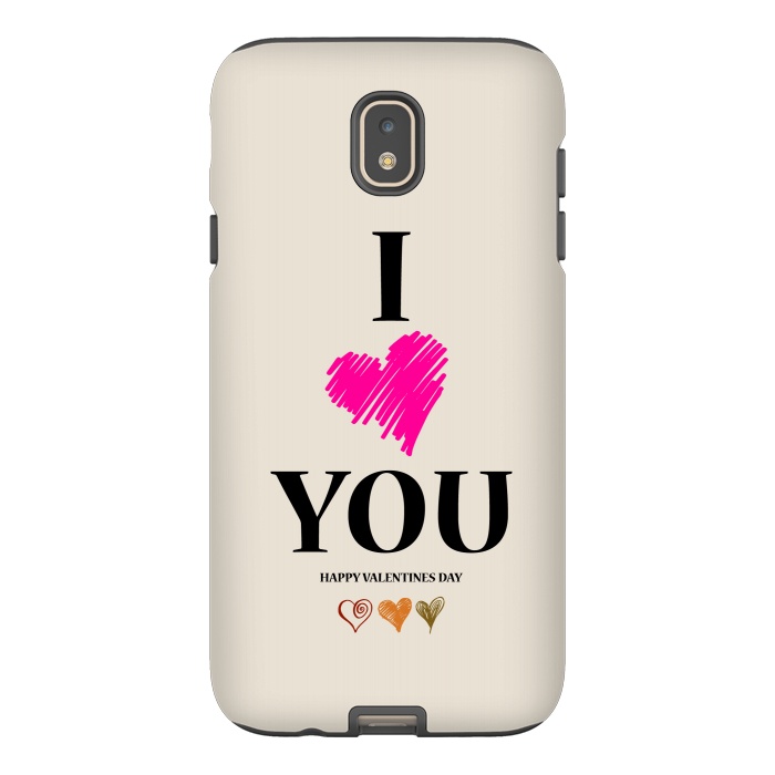 Galaxy J7 StrongFit i love you heart by TMSarts