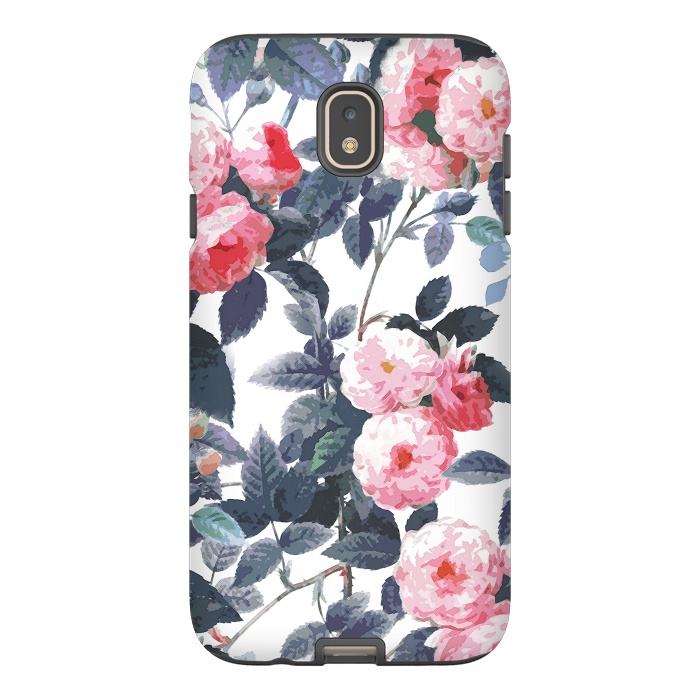 Galaxy J7 StrongFit Vintage romantic roses by Oana 