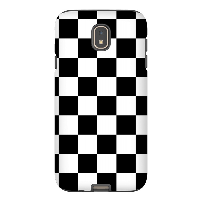 Galaxy J7 StrongFit black and white checkered  by TMSarts