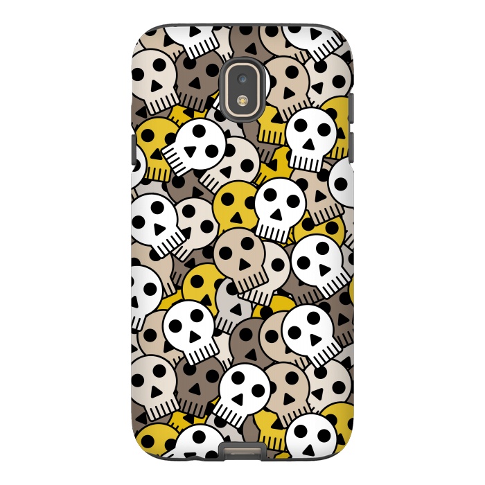 Galaxy J7 StrongFit yellow skull funky  by TMSarts
