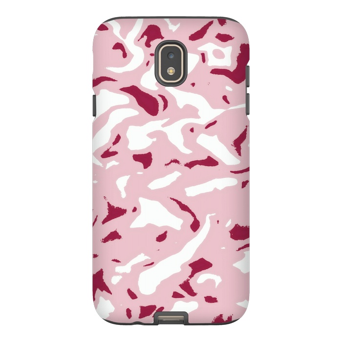 Galaxy J7 StrongFit Light pink camouflage by Jms