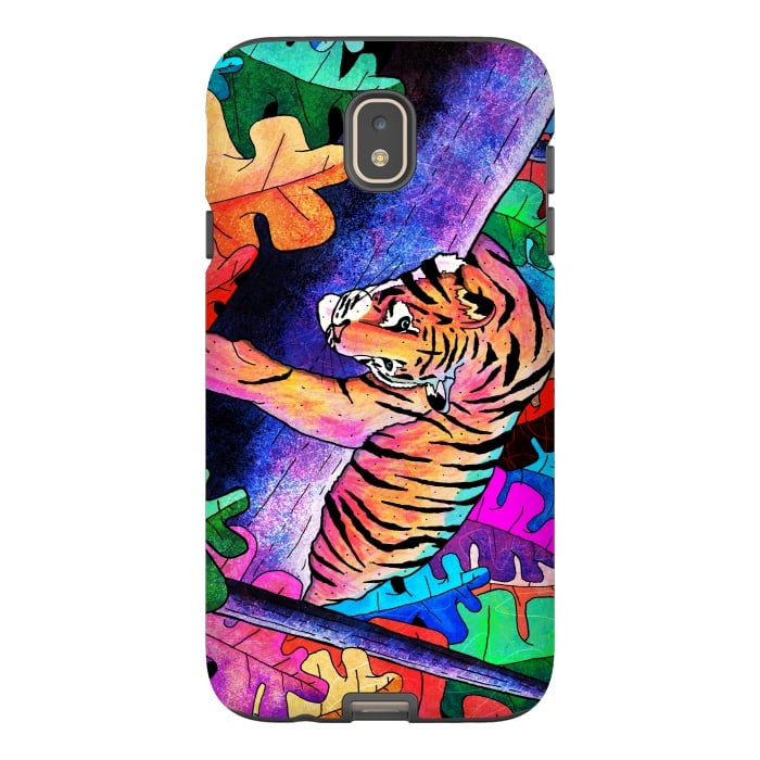 Galaxy J7 StrongFit The lazy tiger by Steve Wade (Swade)