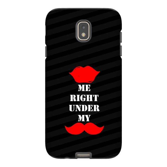 Galaxy J7 StrongFit kiss me mustache by TMSarts