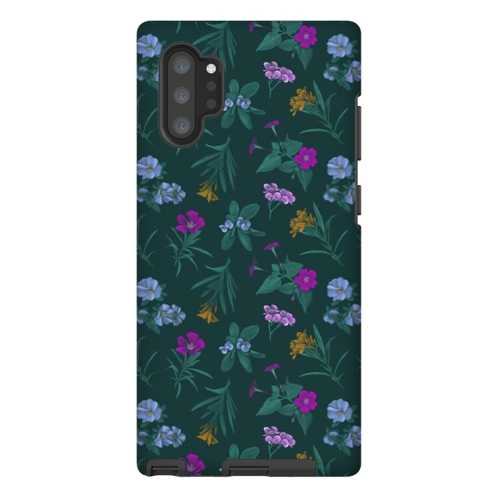 Galaxy Note 10 plus StrongFit Tropical Flowers by Tishya Oedit
