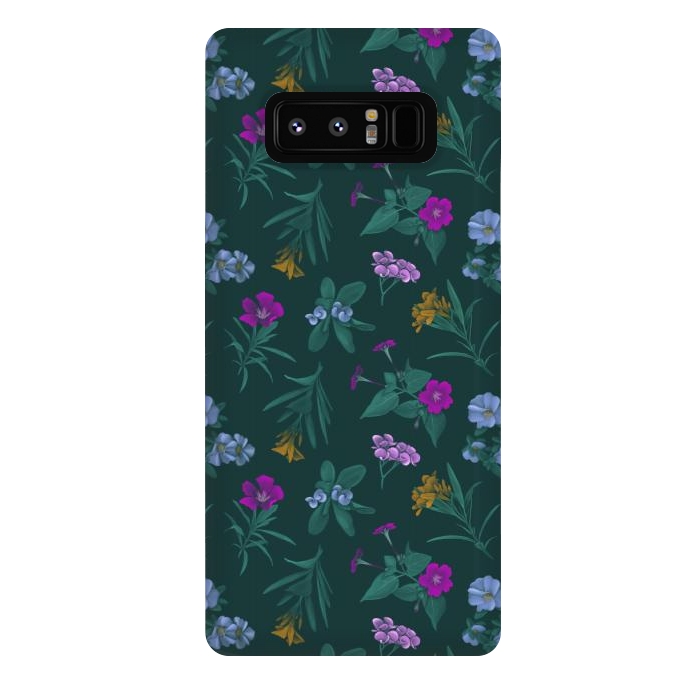 Galaxy Note 8 StrongFit Tropical Flowers by Tishya Oedit