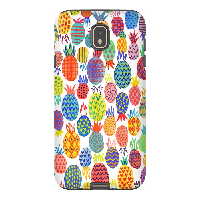 Galaxy J7 StrongFit Cute Pineapples by Ninola Design