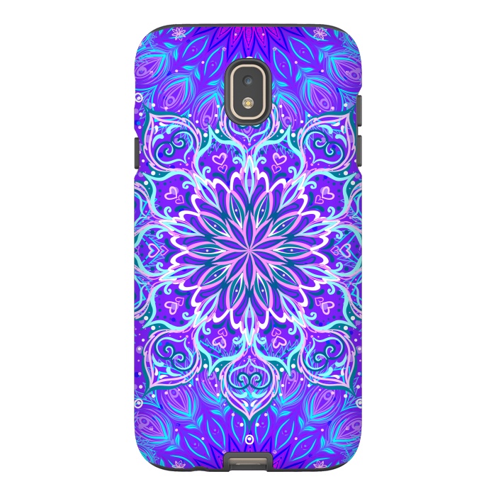 Galaxy J7 StrongFit Purple Mandalas For The Day by ArtsCase