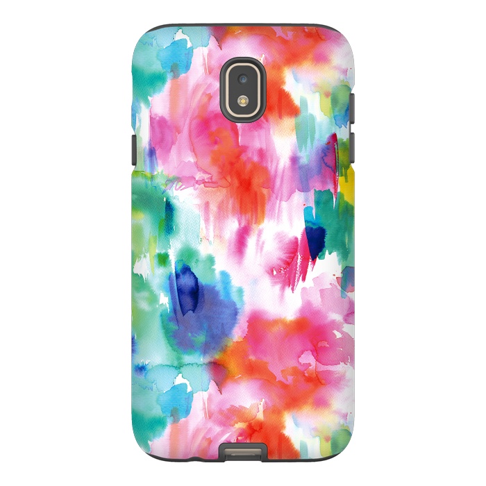 Galaxy J7 StrongFit Painterly Tropical Texture by Ninola Design