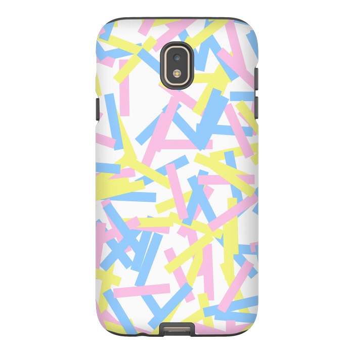 Galaxy J7 StrongFit Rectangular Confetti Pastel by Ninola Design