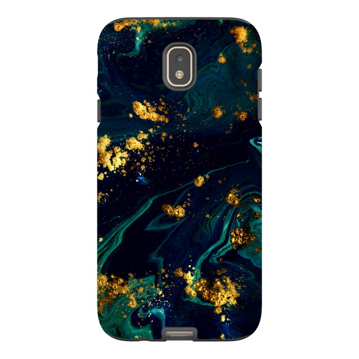 Galaxy J7 StrongFit Golden Sparks In The Sea by ArtsCase