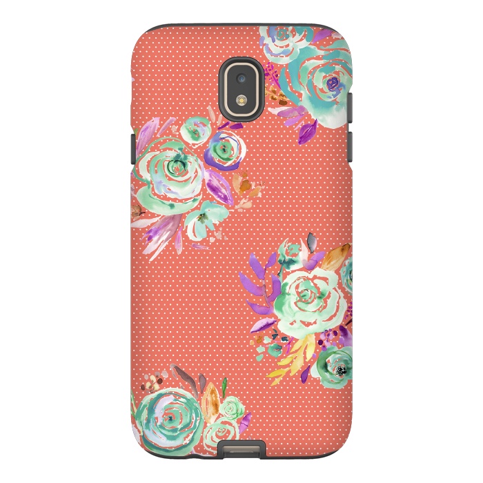 Galaxy J7 StrongFit Red Sweet Roses Bouquet by Ninola Design