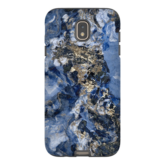 Galaxy J7 StrongFit Glamorous Blue Mineral by Andrea Haase