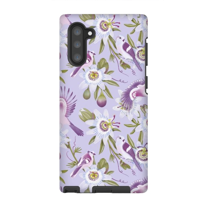 Galaxy Note 10 StrongFit Passion Flowers by Tishya Oedit