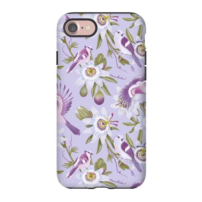 iPhone 7 StrongFit Passion Flowers by Tishya Oedit