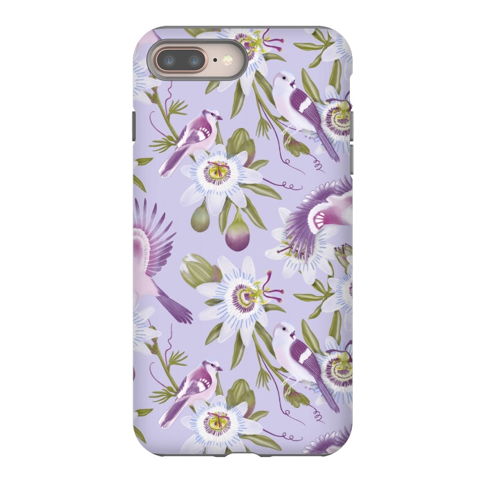 iPhone 7 plus StrongFit Passion Flowers by Tishya Oedit
