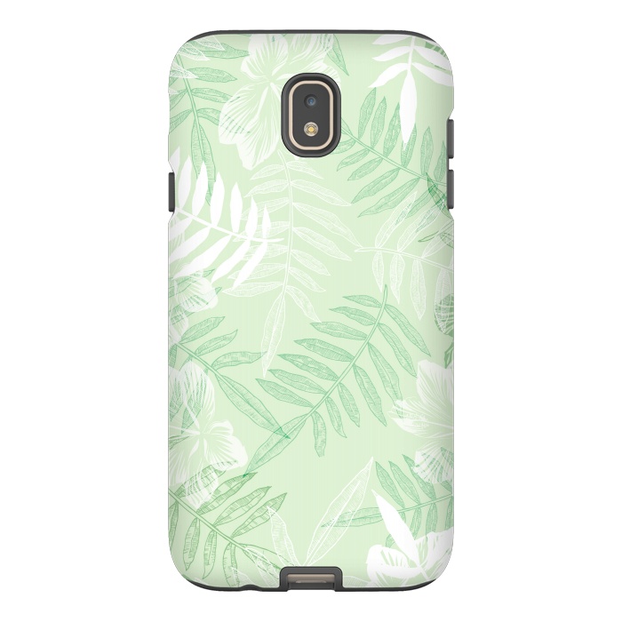 Galaxy J7 StrongFit tropical Green  by Rose Halsey