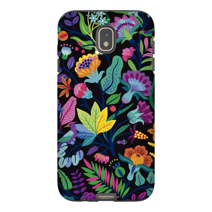 Galaxy J7 StrongFit Flowers Bright Colors by ArtsCase