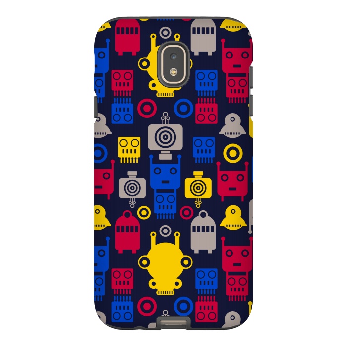 Galaxy J7 StrongFit colorful robots by TMSarts