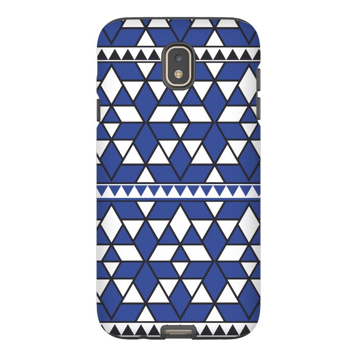 Galaxy J7 StrongFit blue triangle by TMSarts