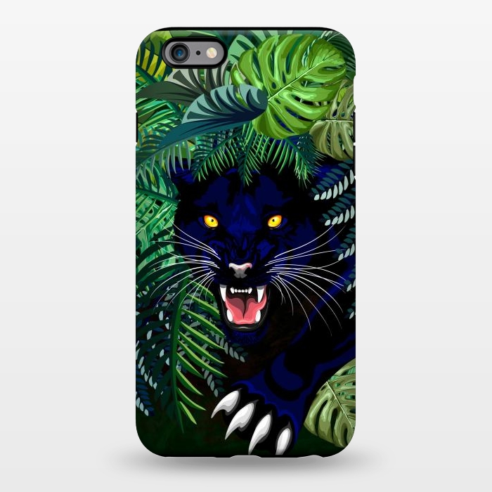 iPhone 6/6s plus StrongFit Black Panther Spirit coming out from the Jungle by BluedarkArt