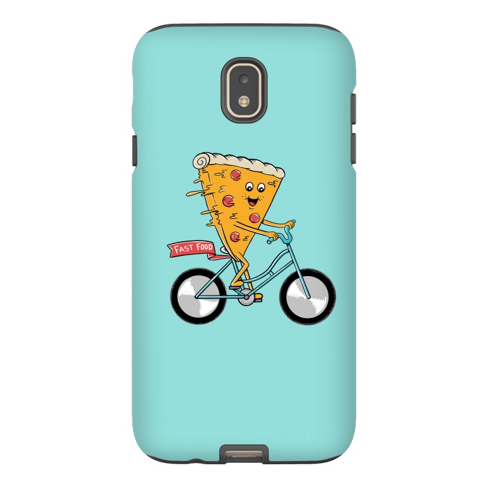 Galaxy J7 StrongFit Pizza Fast Food by Coffee Man