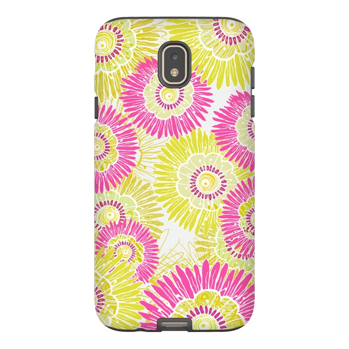 Galaxy J7 StrongFit Flower Power  by Rose Halsey