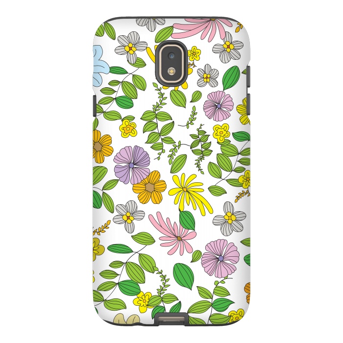 Galaxy J7 StrongFit Superb Flowers by Bledi