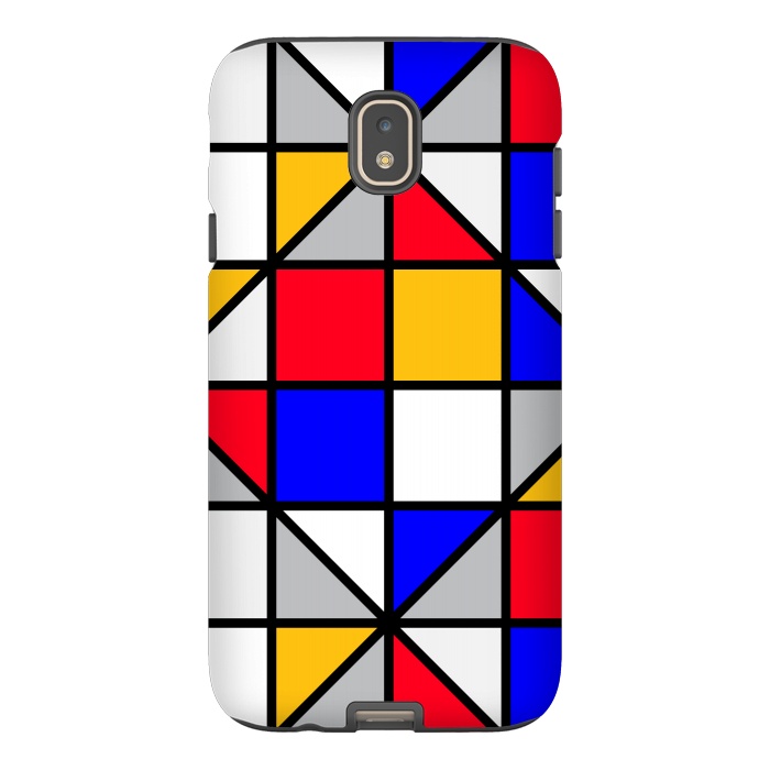 Galaxy J7 StrongFit colorful small squares by TMSarts