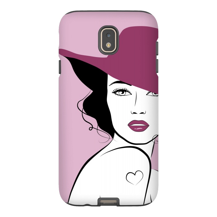 Galaxy J7 StrongFit Woman in a hat by Martina