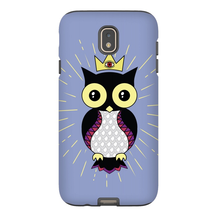 Galaxy J7 StrongFit All seeing owl by Laura Nagel