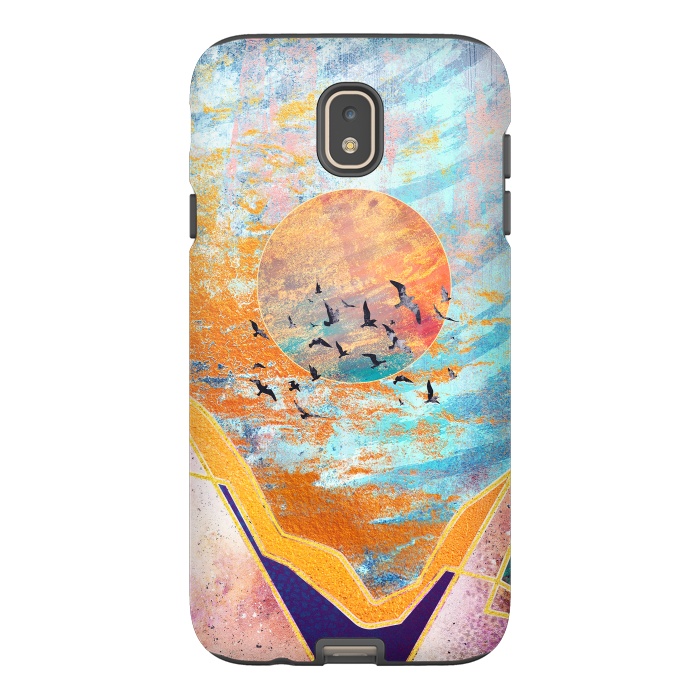 Galaxy J7 StrongFit ABSTRACT SUNSET - ILLUSTRATION VI by Art Design Works