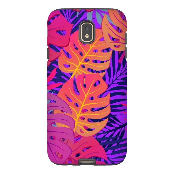Galaxy J7 StrongFit Palm Trees In Summer And Neon by ArtsCase