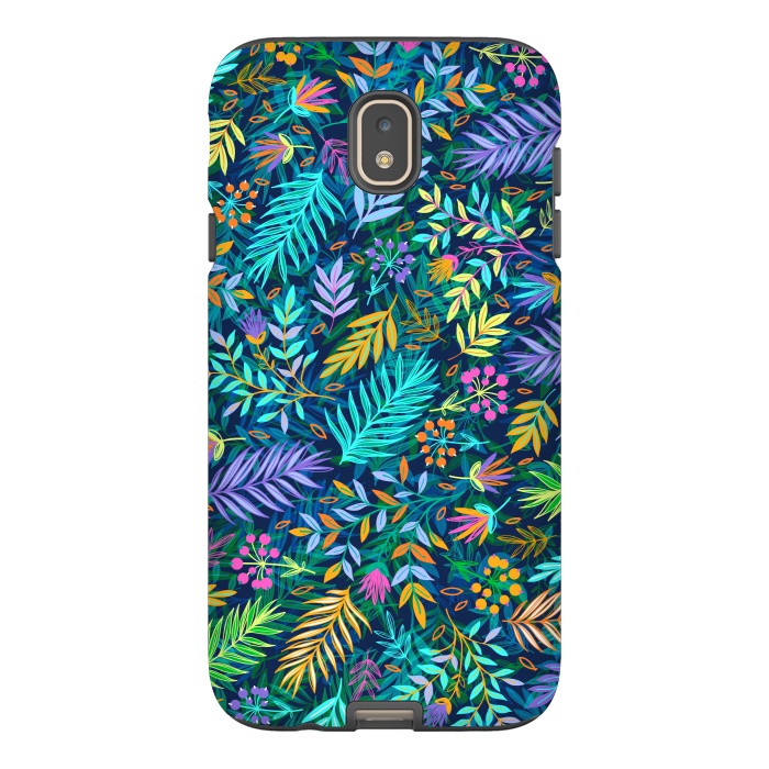 Galaxy J7 StrongFit Flowers In Cold Colors by ArtsCase