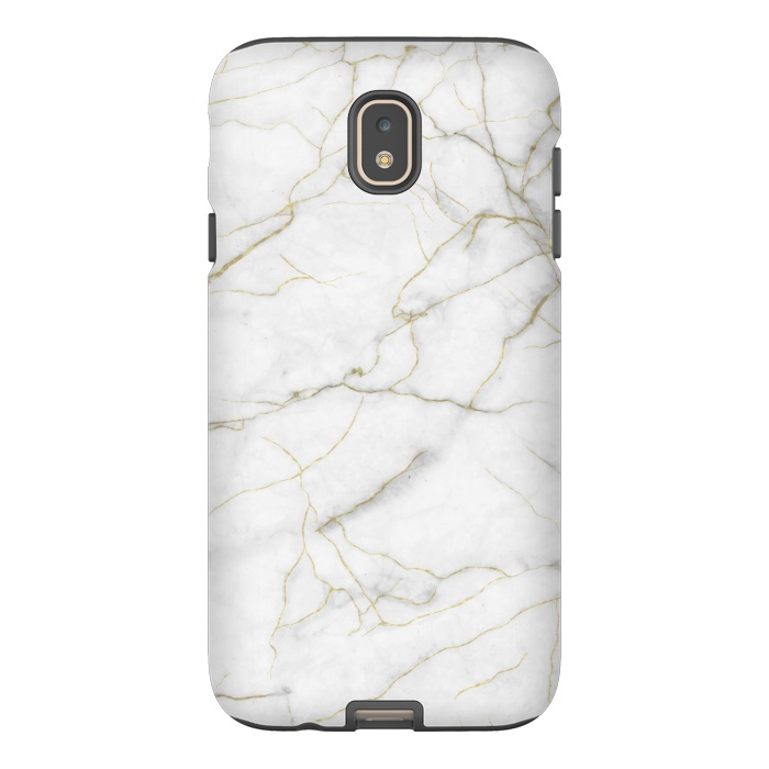 Galaxy J7 StrongFit White and gold marble by Jms