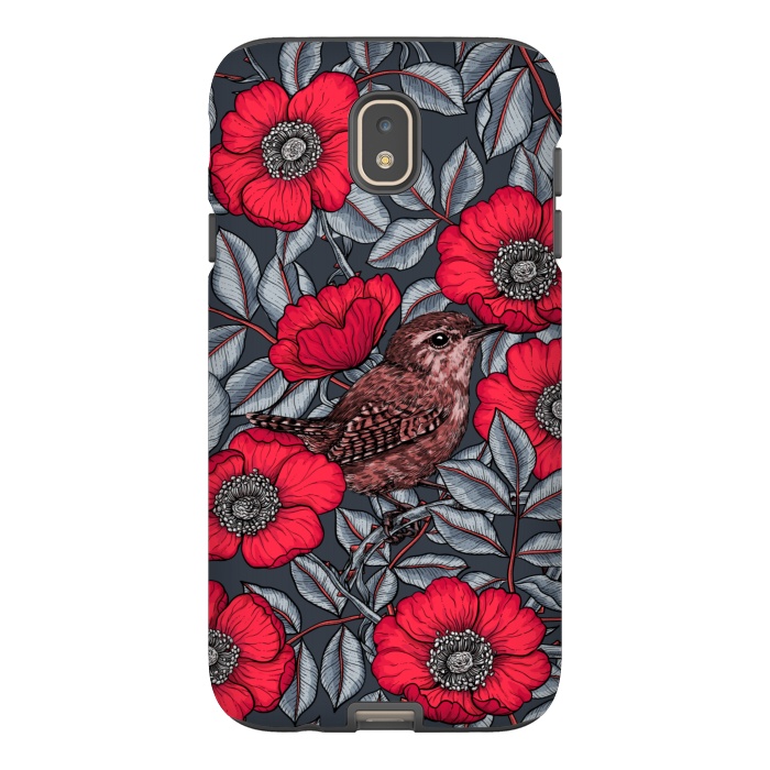 Galaxy J7 StrongFit Wrens in the roses 2 by Katerina Kirilova