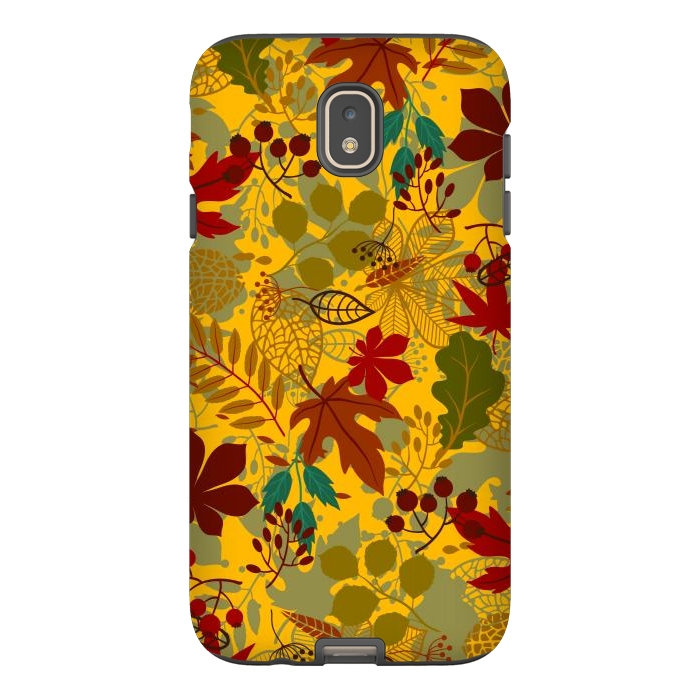 Galaxy J7 StrongFit Leaves In Earth Tones Fall by ArtsCase