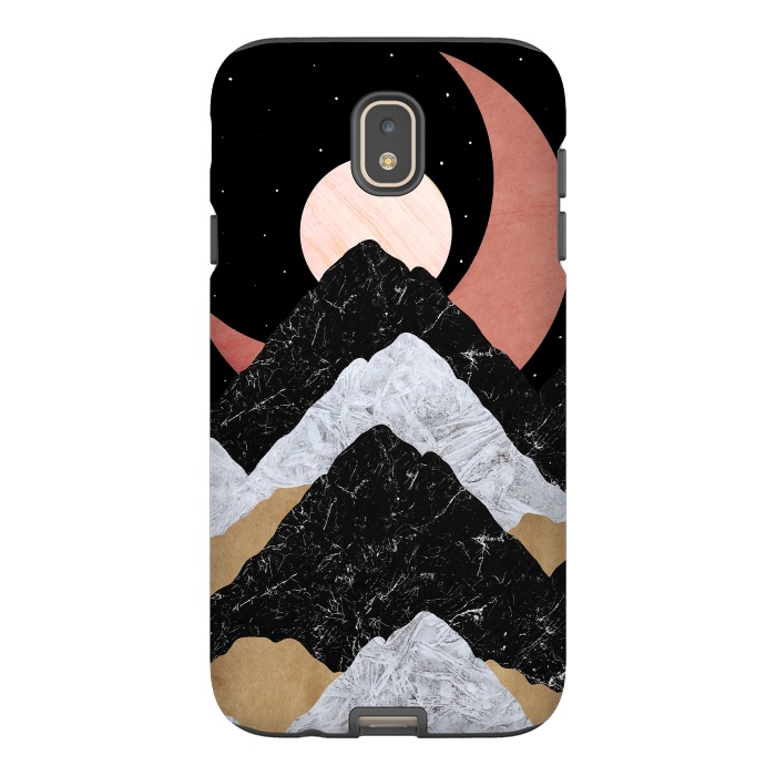 Galaxy J7 StrongFit The crescent moon by Steve Wade (Swade)