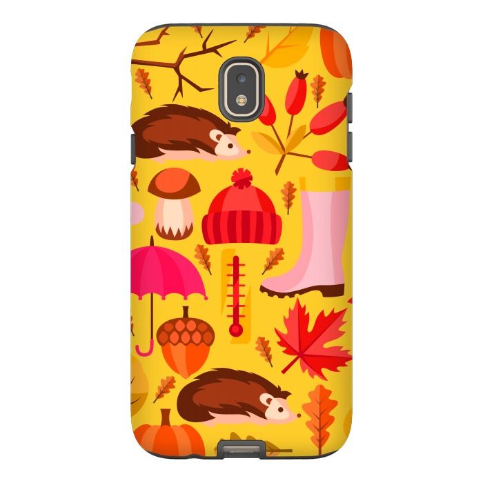 Galaxy J7 StrongFit Autumn Animals And Fruits by ArtsCase