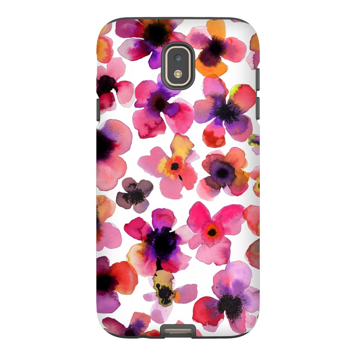 Galaxy J7 StrongFit Happy Sweet Vibrant Flowers by Ninola Design