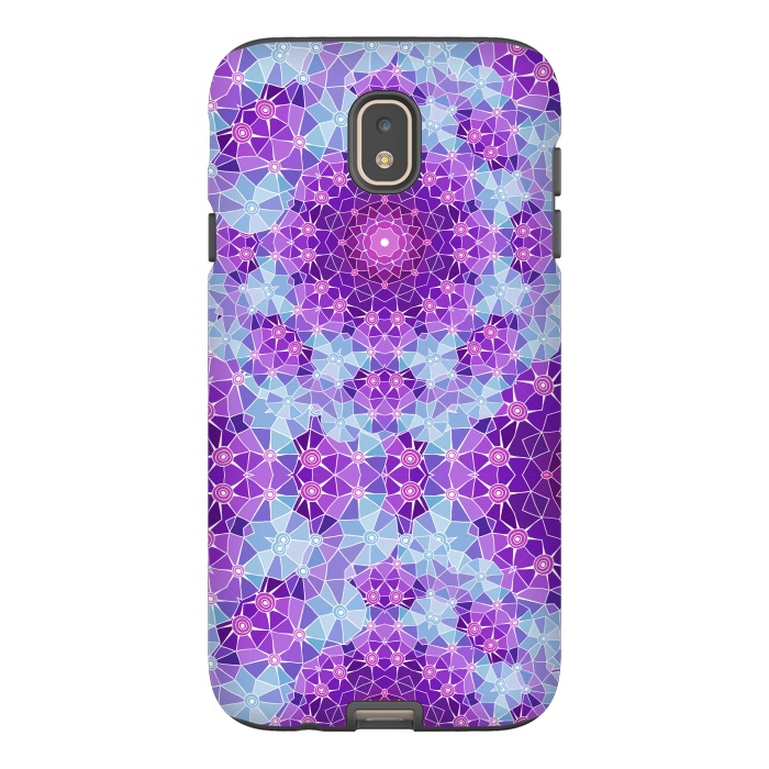 Galaxy J7 StrongFit Purple Mandala Ocean by ArtsCase