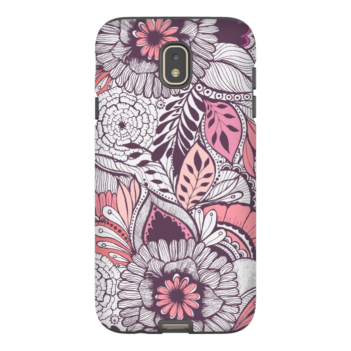 Galaxy J7 StrongFit WildFlorals  by Rose Halsey