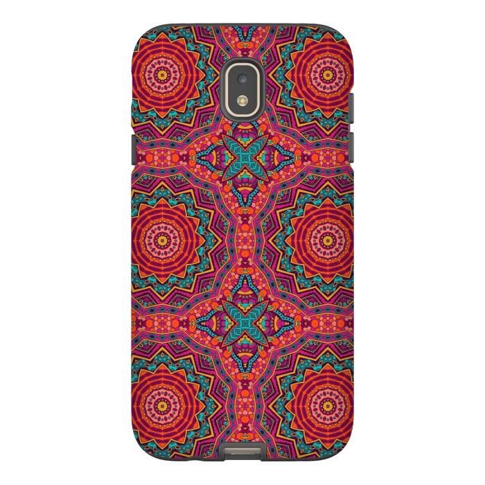 Galaxy J7 StrongFit Mosaic mandalas with earth colors by ArtsCase