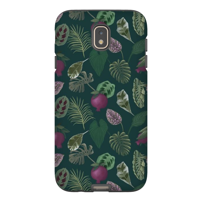 Galaxy J7 StrongFit Pomegranates & Palm Leaves by Tishya Oedit