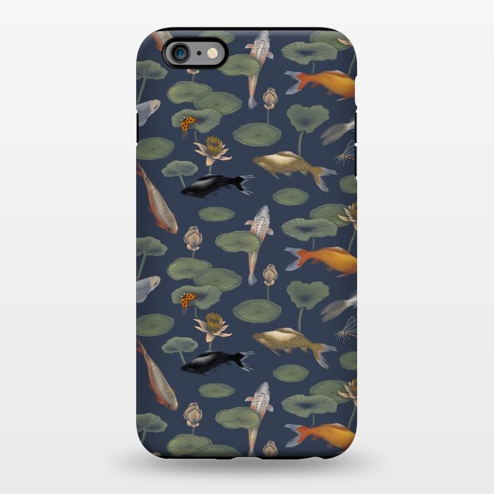 iPhone 6/6s plus StrongFit Water Lilies & Koi Fish by Tishya Oedit