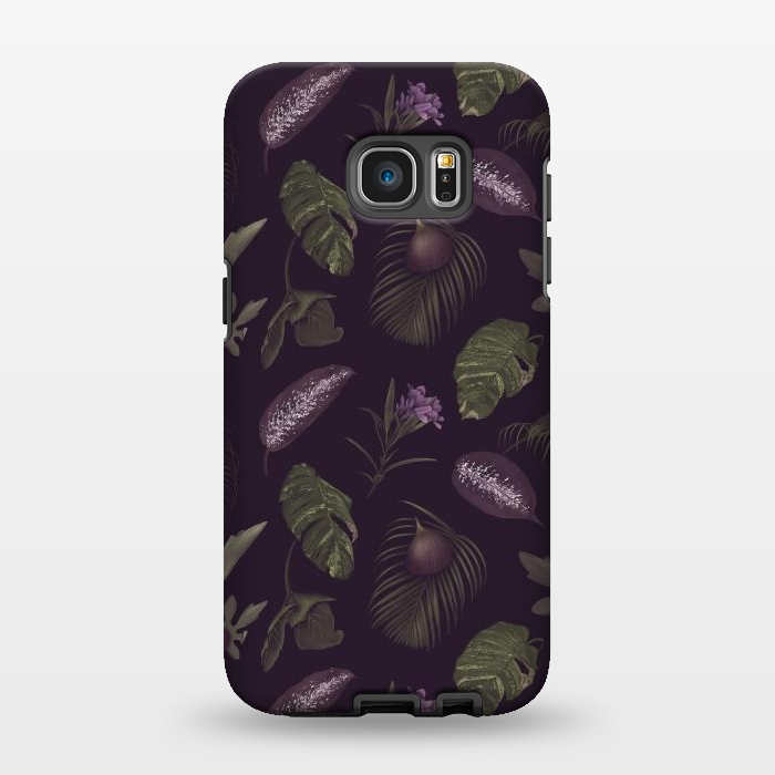 Galaxy S7 EDGE StrongFit Tropical Figs by Tishya Oedit