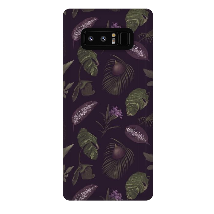 Galaxy Note 8 StrongFit Tropical Figs by Tishya Oedit