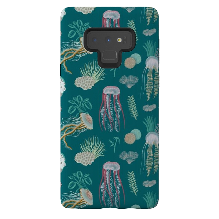 Galaxy Note 9 StrongFit Jellyfish by Tishya Oedit