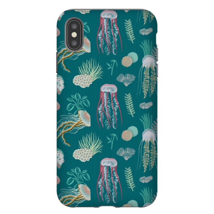 iPhone Xs Max StrongFit Jellyfish by Tishya Oedit