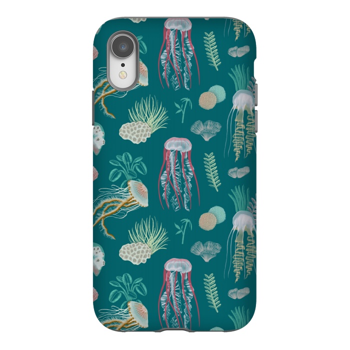 iPhone Xr StrongFit Jellyfish by Tishya Oedit